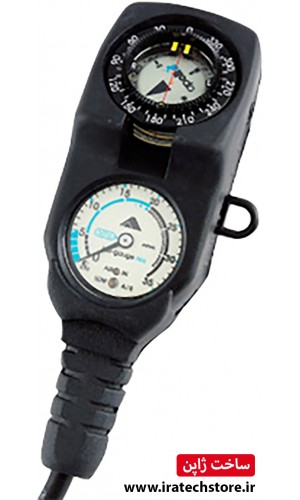 بایو گیج غواصی جفتی به همراه سیستم هشدارهوشمند + قطب نما مدل Bio-Gague GC Nrx